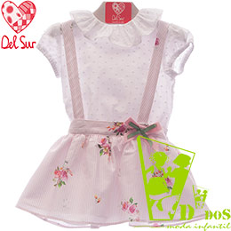 Conjunto beb 431 Del Sur, en Dedos Moda Infantil, boutique infantil online. Tienda bebés online, marcas de moda infantil made in Spain