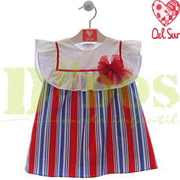 Vestido 55620, en Dedos Moda Infantil, boutique infantil online. Tienda bebés online, marcas de moda infantil made in Spain
