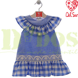 Vestido infantil 56420, en Dedos Moda Infantil, boutique infantil online. Tienda bebés online, marcas de moda infantil made in Spain