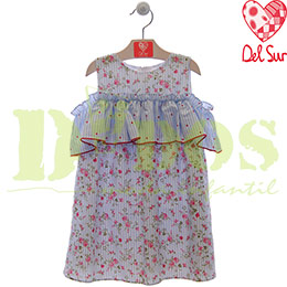 Vestido 55720, en Dedos Moda Infantil, boutique infantil online. Tienda bebés online, marcas de moda infantil made in Spain
