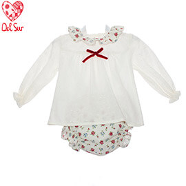 Conjunto camisa volga Del Sur, en Dedos Moda Infantil, boutique infantil online. Tienda bebés online, marcas de moda infantil made in Spain