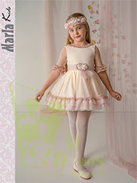 Vestido Marla 11 , en Dedos Moda Infantil, boutique infantil online. Tienda bebés online, marcas de moda infantil made in Spain