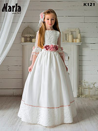 Comunion MARLA K121, en Dedos Moda Infantil, boutique infantil online. Tienda bebés online, marcas de moda infantil made in Spain