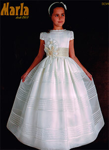Vestido comunin 249 Marla, en Dedos Moda Infantil, boutique infantil online. Tienda bebés online, marcas de moda infantil made in Spain
