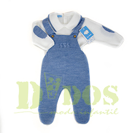 Peto jersey 7441 Bruma, en Dedos Moda Infantil, boutique infantil online. Tienda bebés online, marcas de moda infantil made in Spain