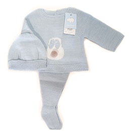 Conjunto lana bebe 8619 Nube, en Dedos Moda Infantil, boutique infantil online. Tienda bebés online, marcas de moda infantil made in Spain