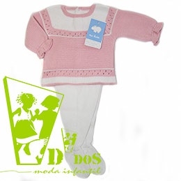 Conjunto beb 7201 Fresa, en Dedos Moda Infantil, boutique infantil online. Tienda bebés online, marcas de moda infantil made in Spain