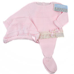 Traje recin nacido rosa beige Mac, en Dedos Moda Infantil, boutique infantil online. Tienda bebés online, marcas de moda infantil made in Spain