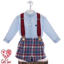Conjunto 1871 Del Sur, en Dedos Moda Infantil, boutique infantil online. Tienda bebés online, marcas de moda infantil made in Spain