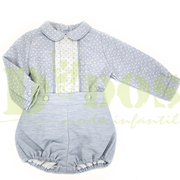 Conjunto beb 5346 anacastel, en Dedos Moda Infantil, boutique infantil online. Tienda bebés online, marcas de moda infantil made in Spain