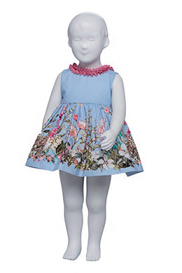 Vestido 5208 Anacastel, en Dedos Moda Infantil, boutique infantil online. Tienda bebés online, marcas de moda infantil made in Spain