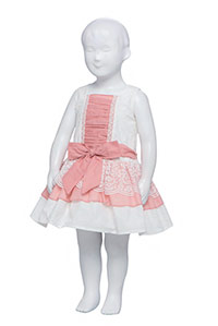 Vestido infantil 5290 Anacastel, en Dedos Moda Infantil, boutique infantil online. Tienda bebés online, marcas de moda infantil made in Spain