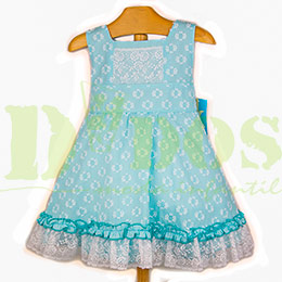 Vestido 5460 Anacastel, en Dedos Moda Infantil, boutique infantil online. Tienda bebés online, marcas de moda infantil made in Spain
