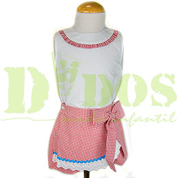 Conjunto falda pantalon 5420, en Dedos Moda Infantil, boutique infantil online. Tienda bebés online, marcas de moda infantil made in Spain