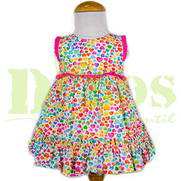 Vestido infantil 5403 Anacastel, en Dedos Moda Infantil, boutique infantil online. Tienda bebés online, marcas de moda infantil made in Spain