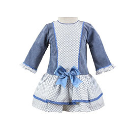 Vestido infantil Baby-ferr, en Dedos Moda Infantil, boutique infantil online. Tienda bebés online, marcas de moda infantil made in Spain