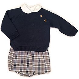 Conjunto bebe 22296, en Dedos Moda Infantil, boutique infantil online. Tienda bebés online, marcas de moda infantil made in Spain