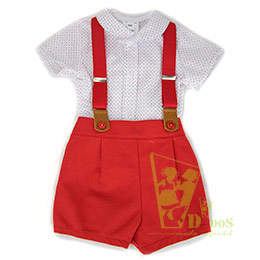 Conjunto tirantes 20037 Babyferr, en Dedos Moda Infantil, boutique infantil online. Tienda bebés online, marcas de moda infantil made in Spain