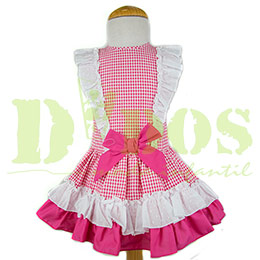 Vestido infantil 50247, en Dedos Moda Infantil, boutique infantil online. Tienda bebés online, marcas de moda infantil made in Spain