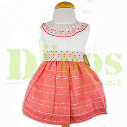 Vestido infantil 50231, en Dedos Moda Infantil, boutique infantil online. Tienda bebés online, marcas de moda infantil made in Spain