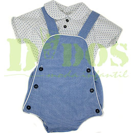 Ranita con camisa 20108, en Dedos Moda Infantil, boutique infantil online. Tienda bebés online, marcas de moda infantil made in Spain