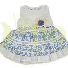 Vestido infantil Lucia Babyferr, en Dedos Moda Infantil, boutique infantil online. Tienda bebés online, marcas de moda infantil made in Spain