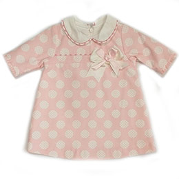 Vestido beb 7601, en Dedos Moda Infantil, boutique infantil online. Tienda bebés online, marcas de moda infantil made in Spain