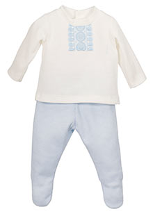 Conjunto bebe 17349 Calamaro, en Dedos Moda Infantil, boutique infantil online. Tienda bebés online, marcas de moda infantil made in Spain