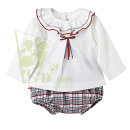 Conjunto beb 17446, en Dedos Moda Infantil, boutique infantil online. Tienda bebés online, marcas de moda infantil made in Spain