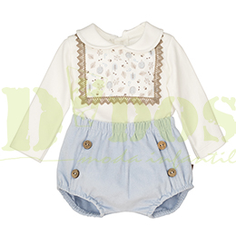 Conjunto 17547, en Dedos Moda Infantil, boutique infantil online. Tienda bebés online, marcas de moda infantil made in Spain