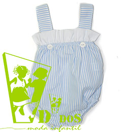 Peto beb Calamaro 32222 celeste, en Dedos Moda Infantil, boutique infantil online. Tienda bebés online, marcas de moda infantil made in Spain