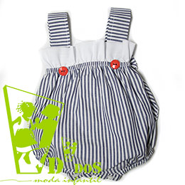 Peto beb Calamaro 32222 marino, en Dedos Moda Infantil, boutique infantil online. Tienda bebés online, marcas de moda infantil made in Spain