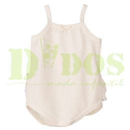 Body blanco 19080, en Dedos Moda Infantil, boutique infantil online. Tienda bebés online, marcas de moda infantil made in Spain