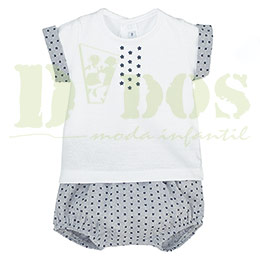 Conjunto 497, en Dedos Moda Infantil, boutique infantil online. Tienda bebés online, marcas de moda infantil made in Spain