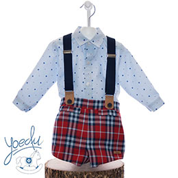 Conjunto nio 1857 Yoedu, en Dedos Moda Infantil, boutique infantil online. Tienda bebés online, marcas de moda infantil made in Spain