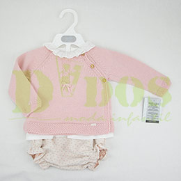 Conjunto baby 3 piezas 205 Yoedu, en Dedos Moda Infantil, boutique infantil online. Tienda bebés online, marcas de moda infantil made in Spain