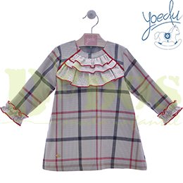 Vestido infantil 516321 Y, en Dedos Moda Infantil, boutique infantil online. Tienda bebés online, marcas de moda infantil made in Spain