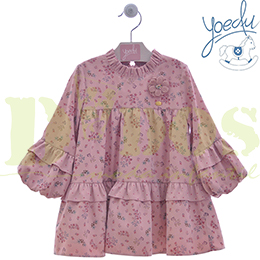 Vestido ML 5158 Y, en Dedos Moda Infantil, boutique infantil online. Tienda bebés online, marcas de moda infantil made in Spain