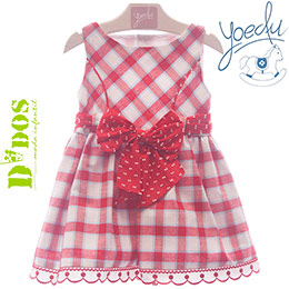 Vestido infantil 512 Yoedu, en Dedos Moda Infantil, boutique infantil online. Tienda bebés online, marcas de moda infantil made in Spain