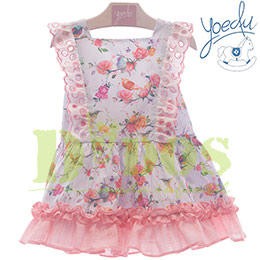 Vestido 519 Yoedu, en Dedos Moda Infantil, boutique infantil online. Tienda bebés online, marcas de moda infantil made in Spain