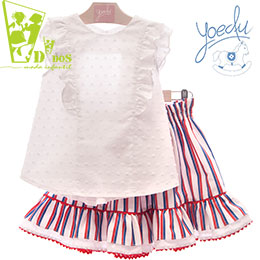 Conjunto 1250 Yoedu, en Dedos Moda Infantil, boutique infantil online. Tienda bebés online, marcas de moda infantil made in Spain