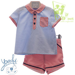 Conjunto ni�o 260 Yoedu, en Dedos Moda Infantil, boutique infantil online. Tienda bebés online, marcas de moda infantil made in Spain