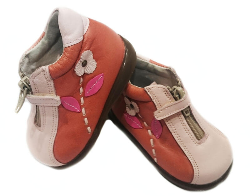 Foto 1 de Bota de piel quart-rosa niña con cremallera de bambi, OUTLET ZAPATOS, en Dedos Moda Infantil, boutique infantil online. Tienda bebés online, marcas de moda infantil made in Spain